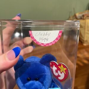 Ty Beanie Babies Clubby Blue Bear